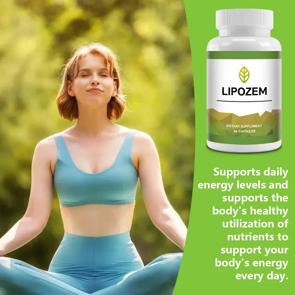 Lipozem for Weight Management Daily Supplement Gut Health 60 Capsules Metabolism — image 5