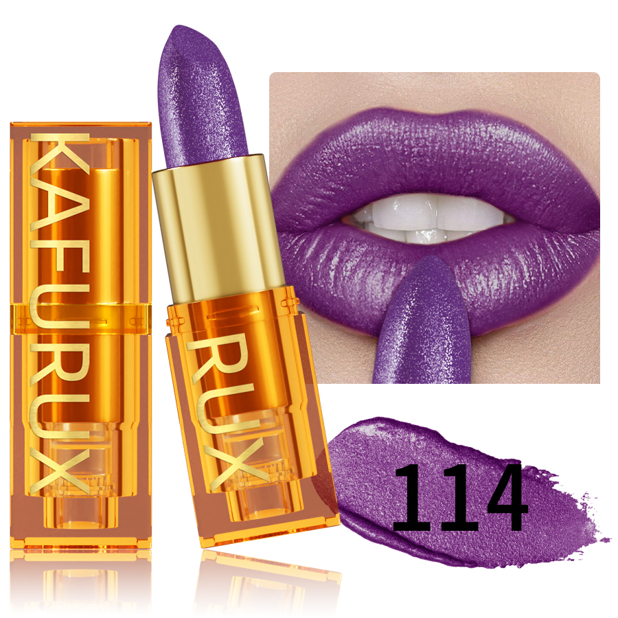 16Colors Bold & Intense Glitter Shiny Metallic Lipstick Lip Tint Long Lasting Lip Senior Matte Lip Makeup Gifts for Women Cosme — image 20