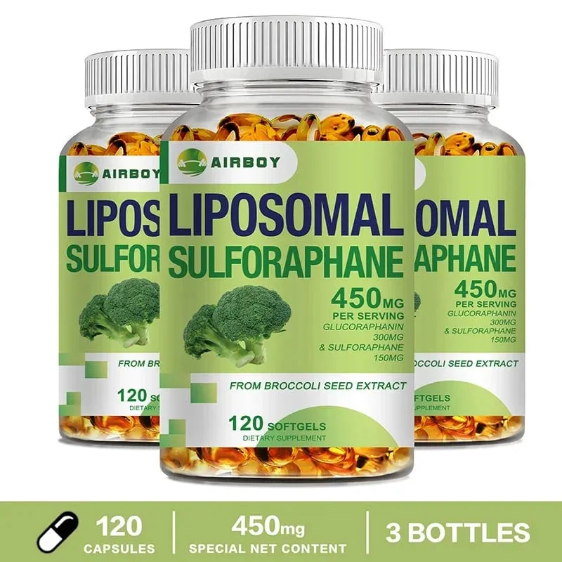 Liposomal Sulforaphane 450mg - Suplemen Jantung Antioksidan Peningkat Imunitas