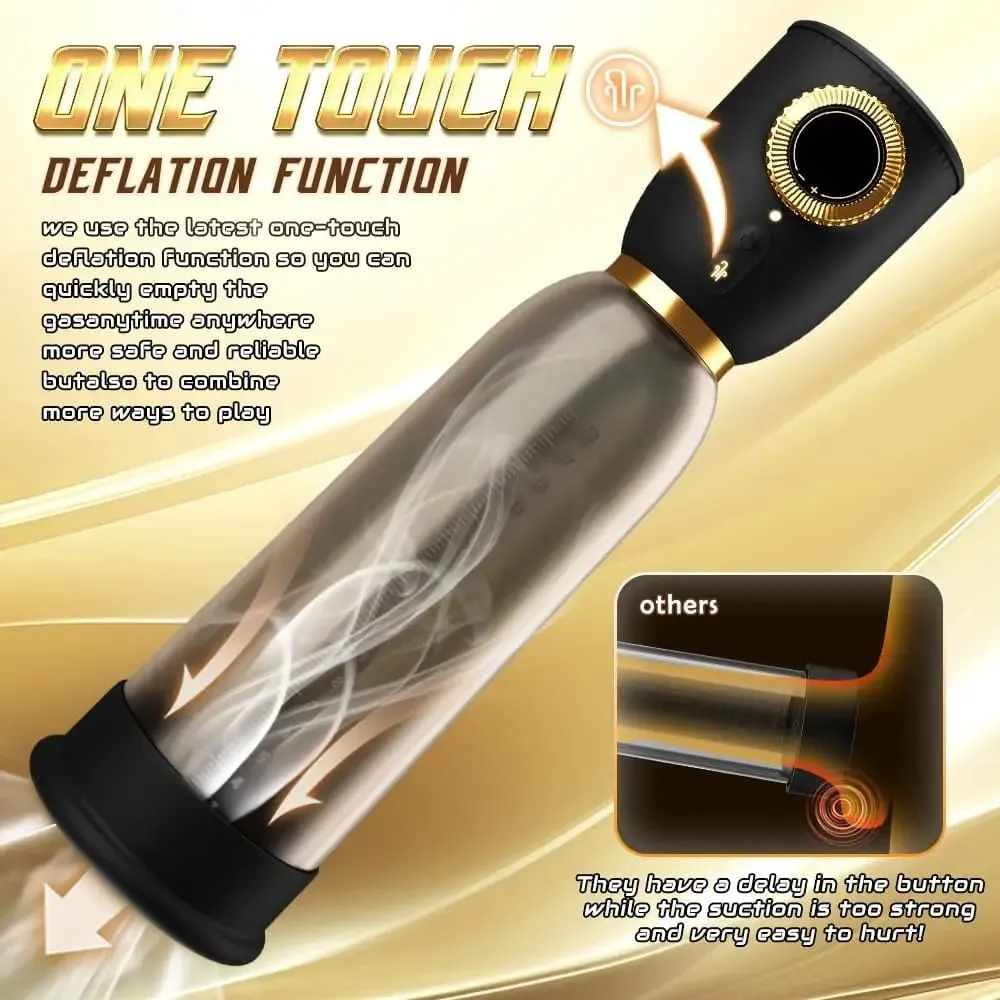 Electric Penis Pump Male Sex Toy for Men Penis Enlarge Vacuum Pump Male Penis Extender Male Masturbator Air Pressure Sex Toy — image 5