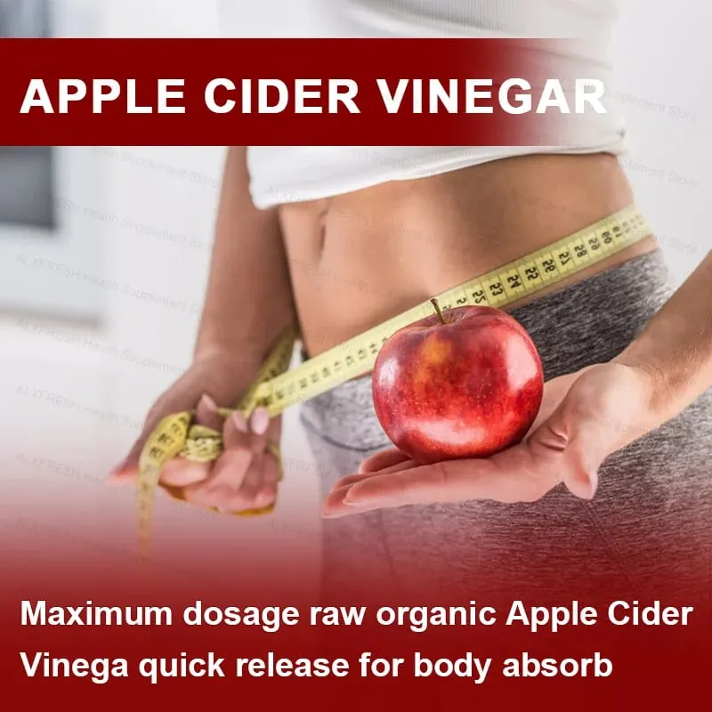 Apple Cider Vinegar Capsules Flat Belly Weight Management Digestion Detox Metabolism Burn Fat Appetite Suppressant — image 3