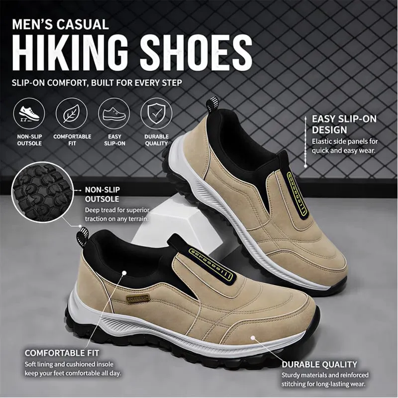 Men's Wear-Resistant Hiking Shoes Non-Slip Casual Sports Shoes Stylish Comfortable Outdoor Shoes Suitable For Multiple Occasions — image 3