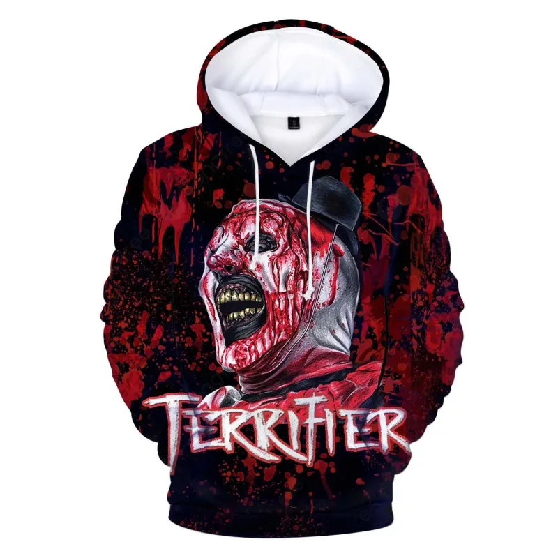 Horror Movie Terrifier 3D Print Hoodies Men Women Casual Streetwear Fashion Hoodie Sweatshirts Pullovers Tracksuits Man Clothing — image 6