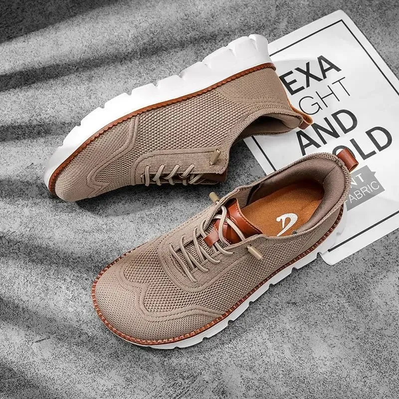 Men's Breathable Knit Wide‑Toe Casual Shoes Lightweight Comfortable Walking Hiking Sneakers Non‑Slip Soft Sole Fashion Dress S — image 7