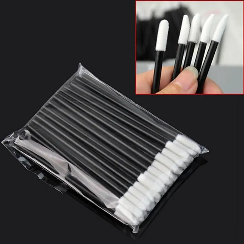 Pukal 50/500/2000Pcs Berus Bibir Aplikator Profesional Borong Tongkat Gincu Wanita Berus Gloss Bibir Aksesori Alat Solek