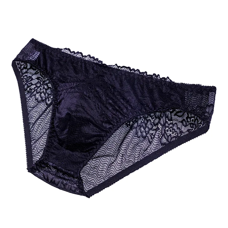 New Hot Men Sexy Briefs Sissy Pouch Panties Fashion Shorts Pants Lingerie Lace Men's Breathable Underwear Underwear Gays — image 6