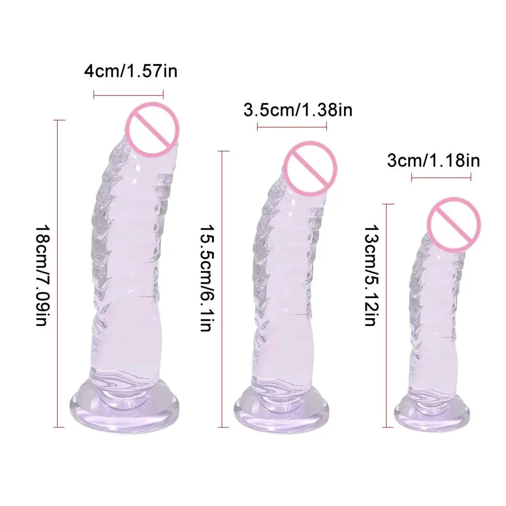 Realistische zwarte dildo met sterke zuignap, zacht penis-seksspeeltje voor vrouwen en mannen, handsfree anaal vaginaal speelgoed voor volwassenen in M — image 5
