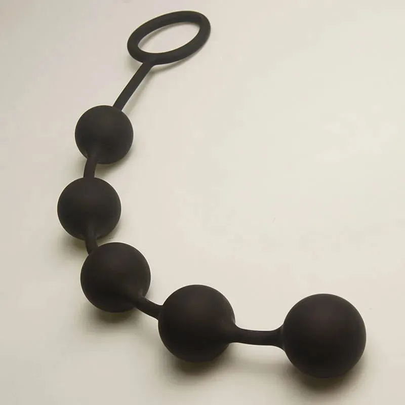 Anal Beads Sex Toys 5 Gradient Size Balls Butt Plugs for Depth Anus Training Analplug Buttplug Butplug — image 1