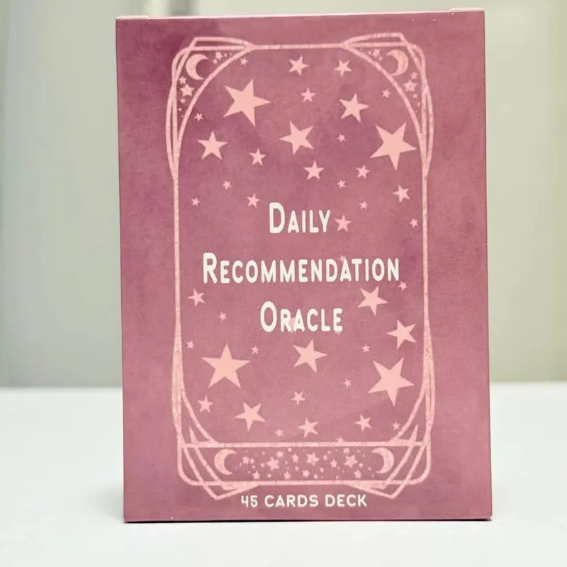 Daily Recommendation Oracle Cards 45 Card Deck English Version Meaning Family Party Board Game Oracle Cards Divination Fate Card