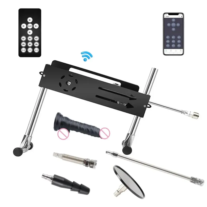 70W/120W/200W Power Sex Machine Silent Adults Masturbation Vac-u Lock Sex Machine With Dildo for Women Sex Toys