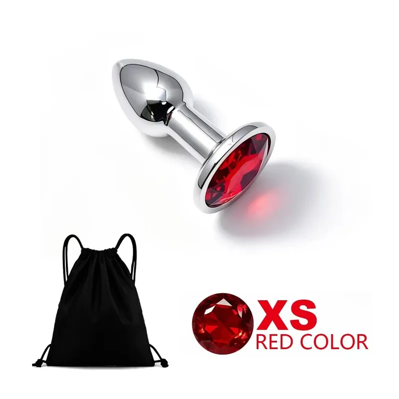 5 Size Metal Anal Plug Butt Plug Sex Toy Butt Toy for Women Men Couples Adult Game Masturbator Anal Diamond Sex Toys — image 20