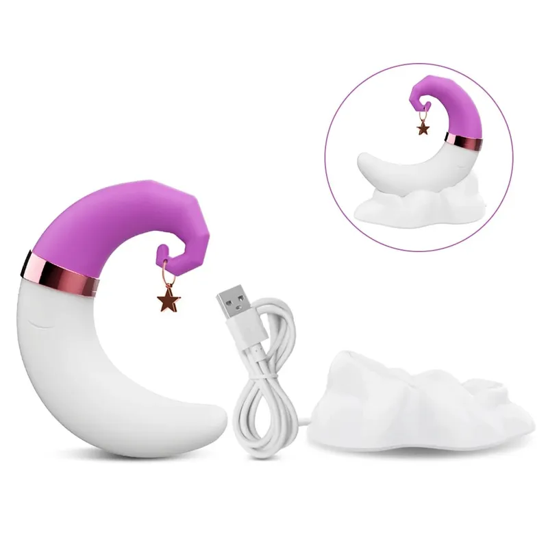 Female Sex Toy Clitoral Sucking Vibrator Female for Women Clit Clitoris Sucker Vacuum Stimulator Toy for Adults Moon Decorate — image 7