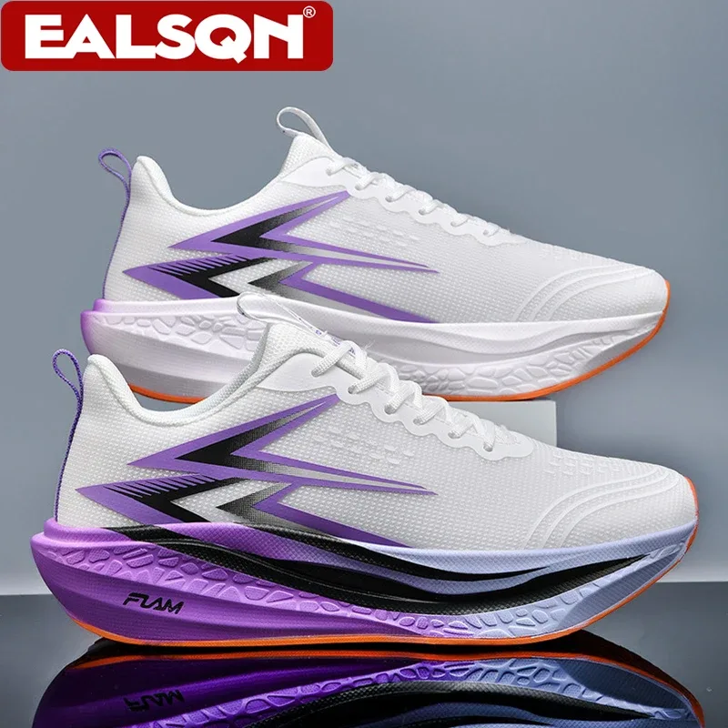 New Running Shoes Men's Speciality Marathon Sports Sneakers Breathable Lightweight Carbon Board Women's Athletic Tennis Non-skid — image 6