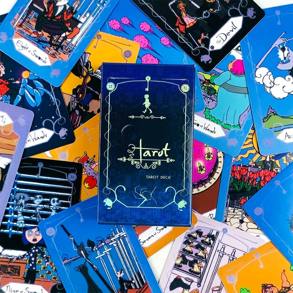 Tarot Cards A 78 Pcs Tarot Deck The Key That Opens The Door To The Coraline World Perfect For Spiritual Guidance & Collectors — image 3