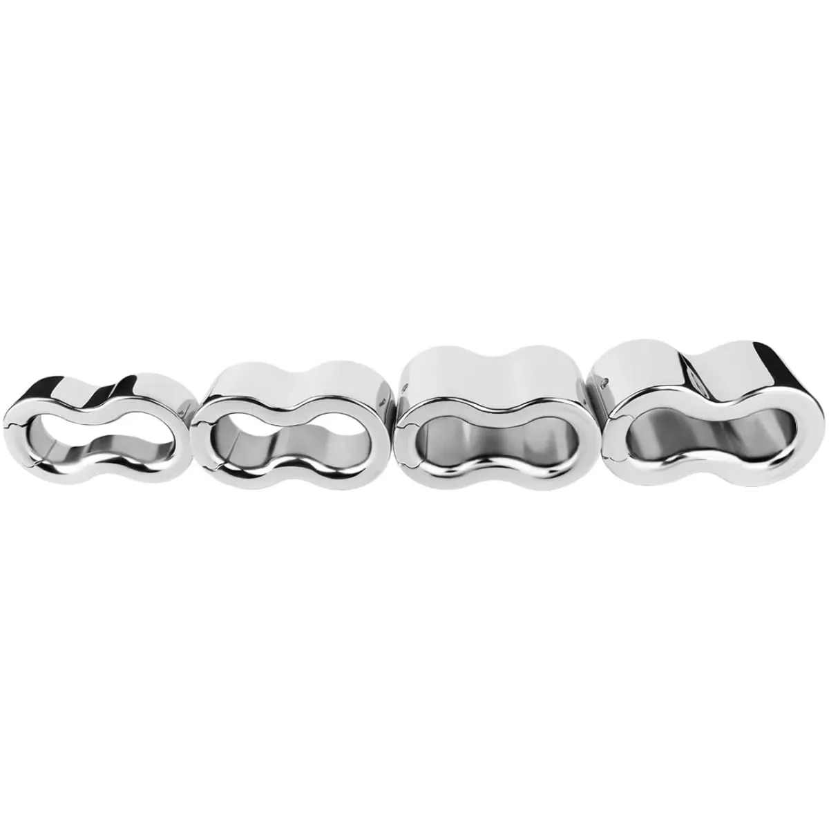 Stainless Steel Weighted Scrotal Ball Ring Metal Penis Lock Ring Scrotum Stretcher Male BDSM Bondage Sex Toy — image 6