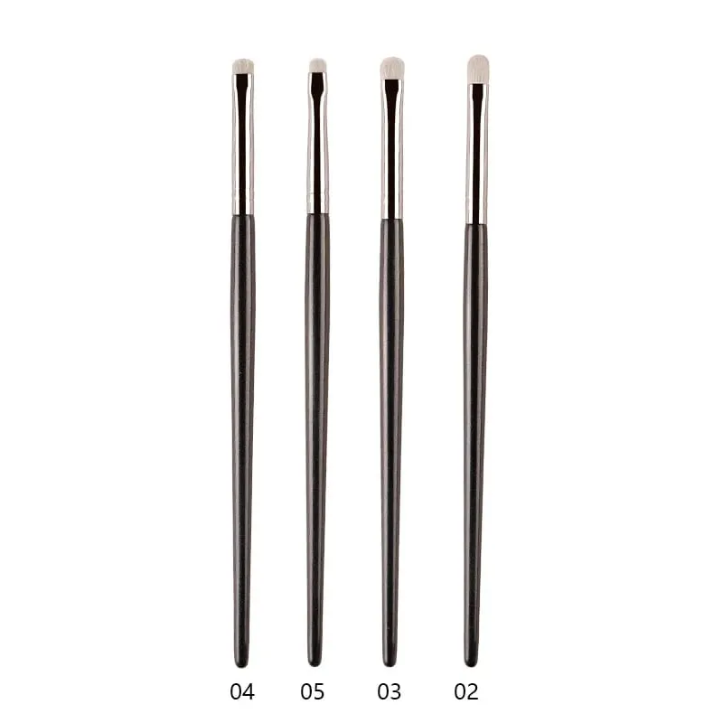 1ks White Pony Hair štětce na make-up na oční stíny Small Smudge Precision Crease Detail Bevel Eye Shadow Make up brush Liner Lip