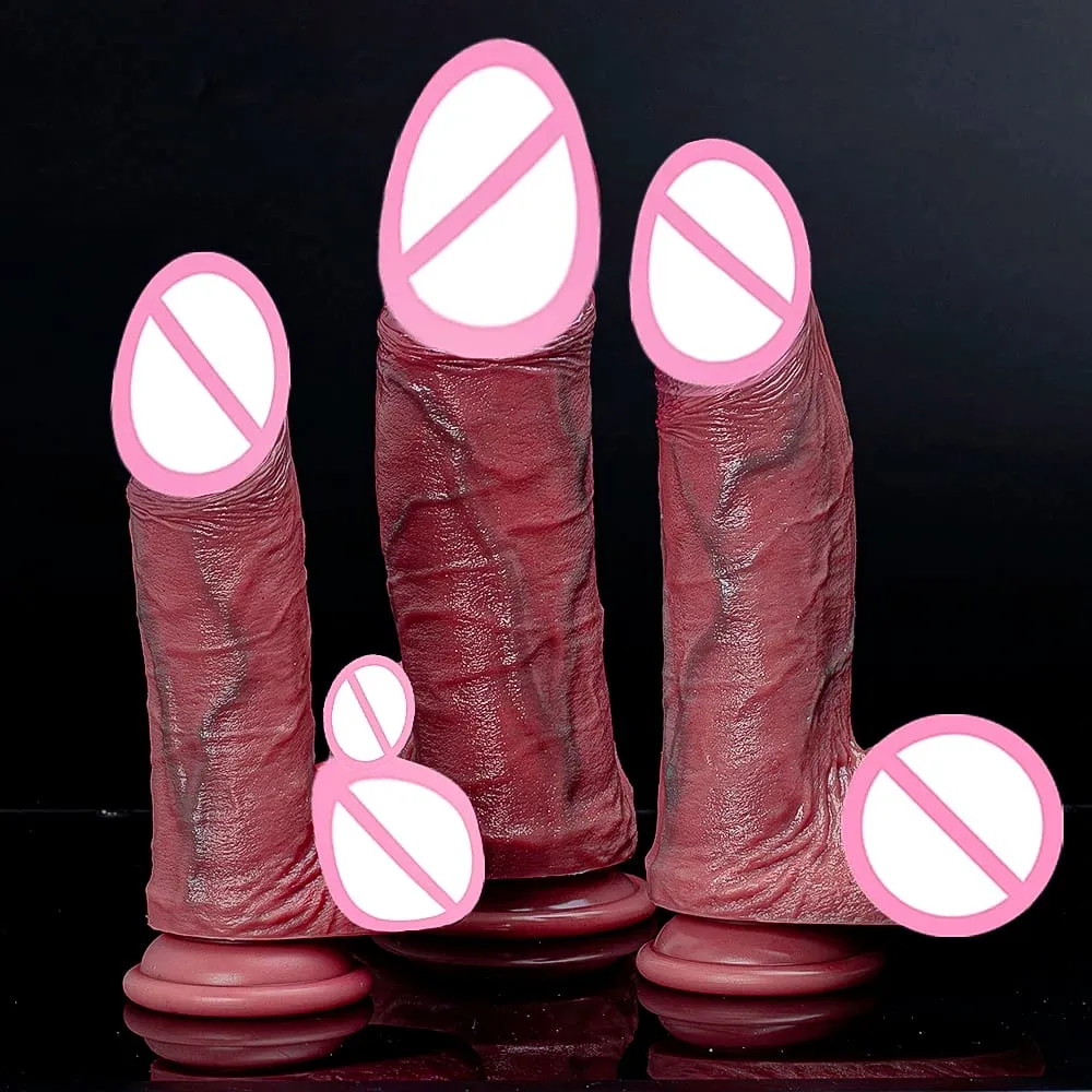 Realistik Dubur Baru Dildo Buttplug Prostat Massager dengan Suction Cup Zakar untuk Pemula Mainan Seks untuk Wanita Anal Faraj Masturba — image 4