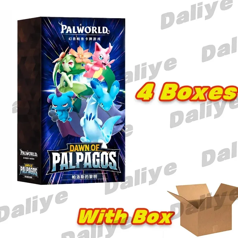 New Genuine Palworld TCG Cards Simplified Chinese Palworld Official Card Game DAWN OF PALPAGOS Collection Trading Cards Toys