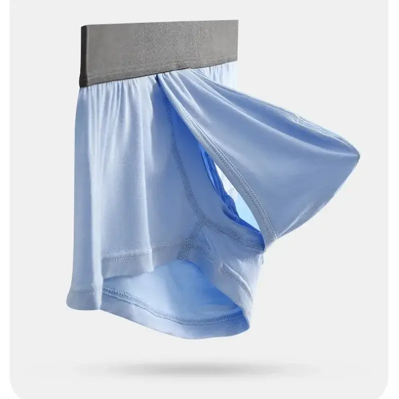Mens Bamboo Fibers Athletic Quick Dry Breathable Separate Pouch Underwear Fly Front Dual Pouch Trunks Bulge Enhancing Comfortabl — image 6
