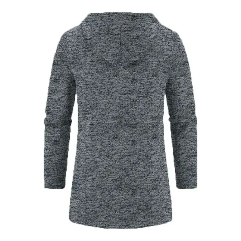 Men Sweatshirts Casual Hooded for Men with Zip Pockets Full Zip Long Sleeve Sweatshirt Sports Hooded Jacket Oversize Outerwear — image 9