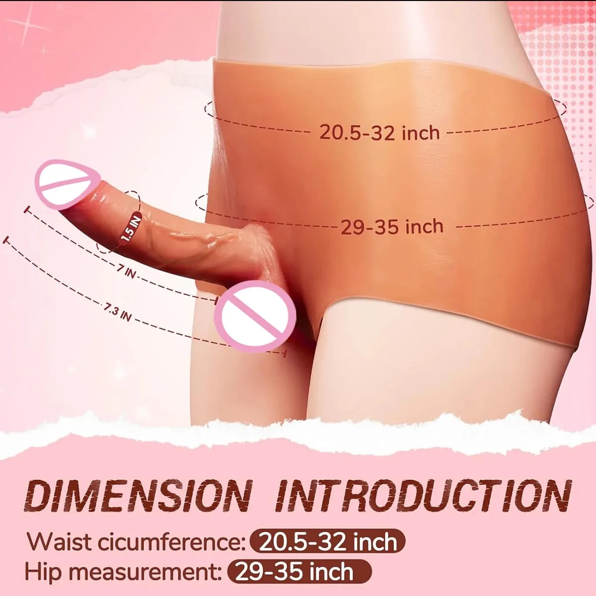 Wearable Dildo Panty Harness Strap On Dildo Adult Women Sex Toy High Elastic Silicone Large Dick Clitoris Stimulator Lesbian Toy — image 3