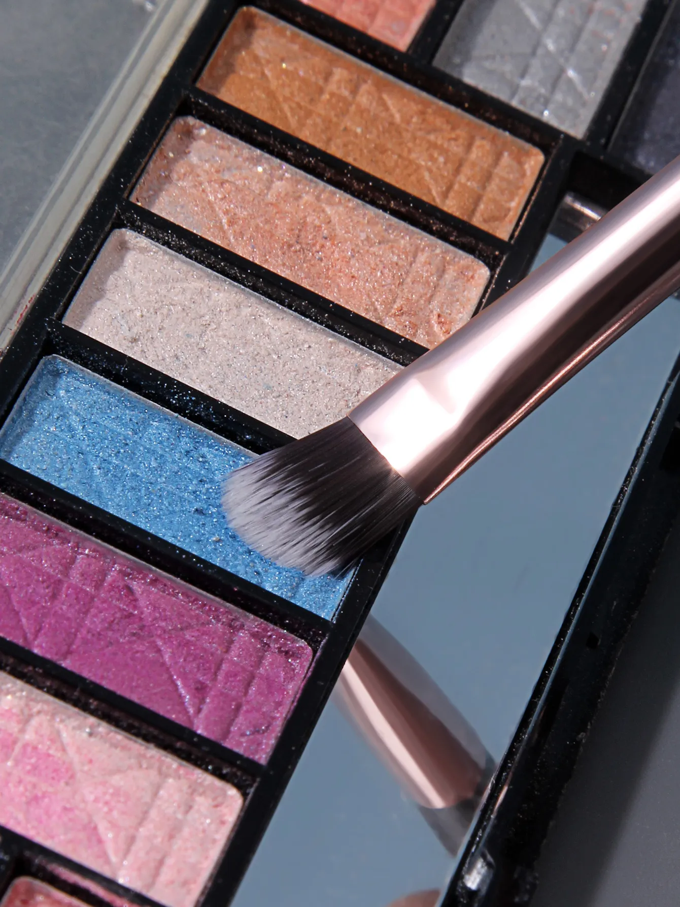 1Pc/25Pcs Eyeshadow Brush Set Soft Synthetic Eye Makeup Brushes for Blending Shading Detail Eye Makeup Tool