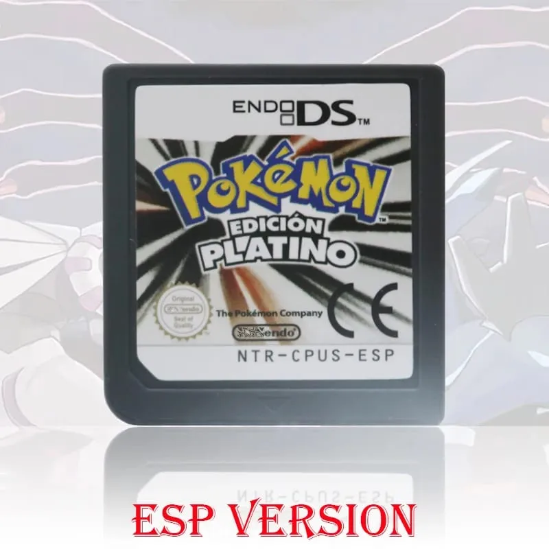 NOE/ESP/ITA/FRA/USA/EUR/AUS Version Pokemon HeartGold SoulSilver Platinum Diamond PearlVideo Game Card For DS 2DS 3DS Console — image 31