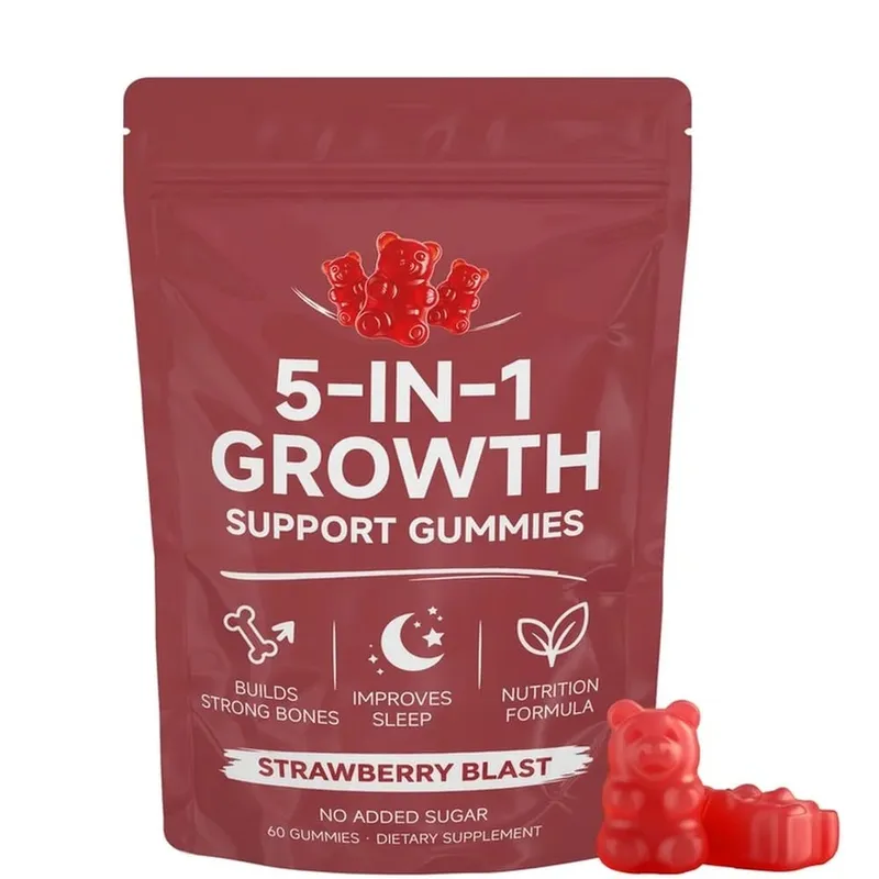 Nutrition Gummies with Vitamin K2 D3 Calcium & Magnesium for Bone Health & Relaxation Sleep Wellness Support Adults 60 Gummies