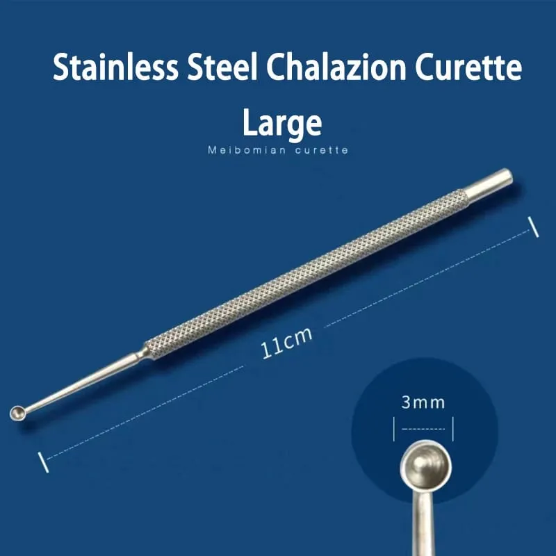 Uso non medico Chalazion Curette Manico più spesso Bordo affilato Taglio delicato Strumenti di riparazione domestica Ciao Occhio — image 2