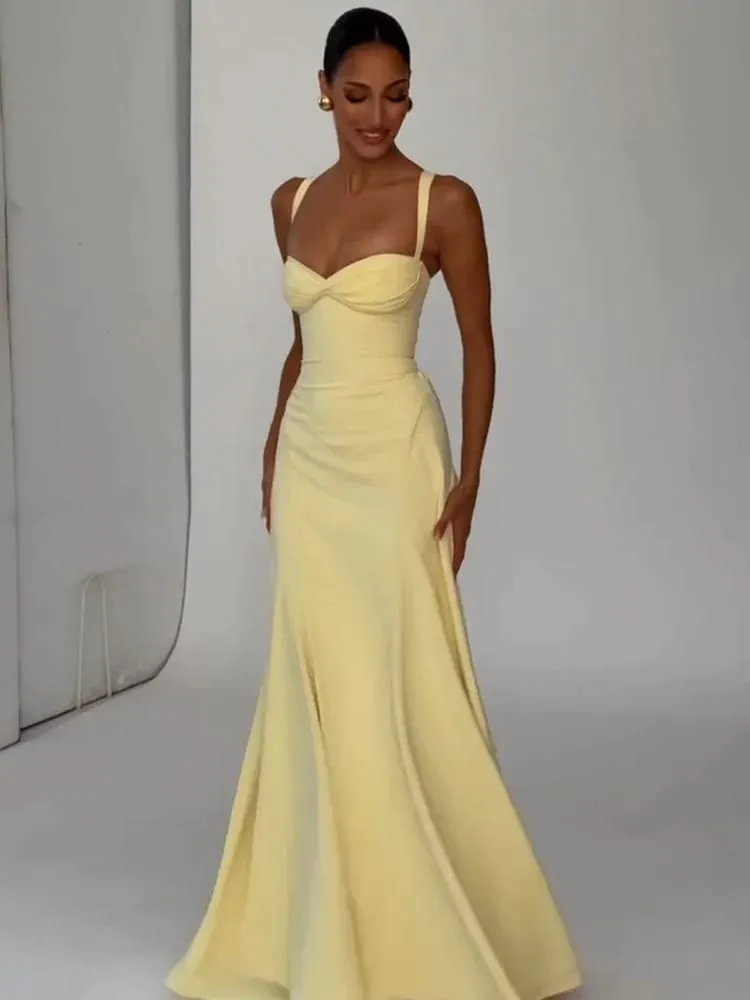 Lady Sexy Strapless Split Solid Geplooide Jurk Vrouwen Chic Backless Hoge Taille Off-shoulder Jurken 2026 Nieuwe Avondfeest jassen — image 4