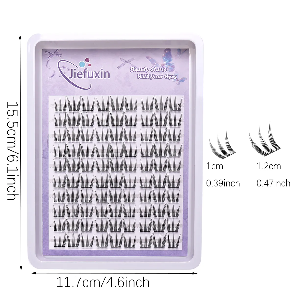 Cat‑Paw Cluster Lashes DIY Extension Kit False Eyelashes Soft Lightweight Segmented Lashes for Enlarged Eye Look — image 4