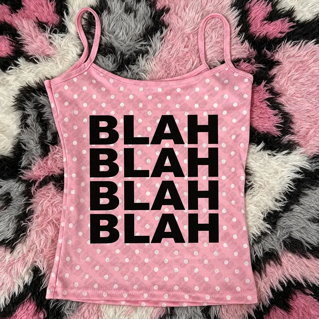 2000s Fashion Letter Printed Punk Vintage Women's Summer Comfortable Casual Tank Tops Y2K Graphic Emo Girls baby tank Camisole