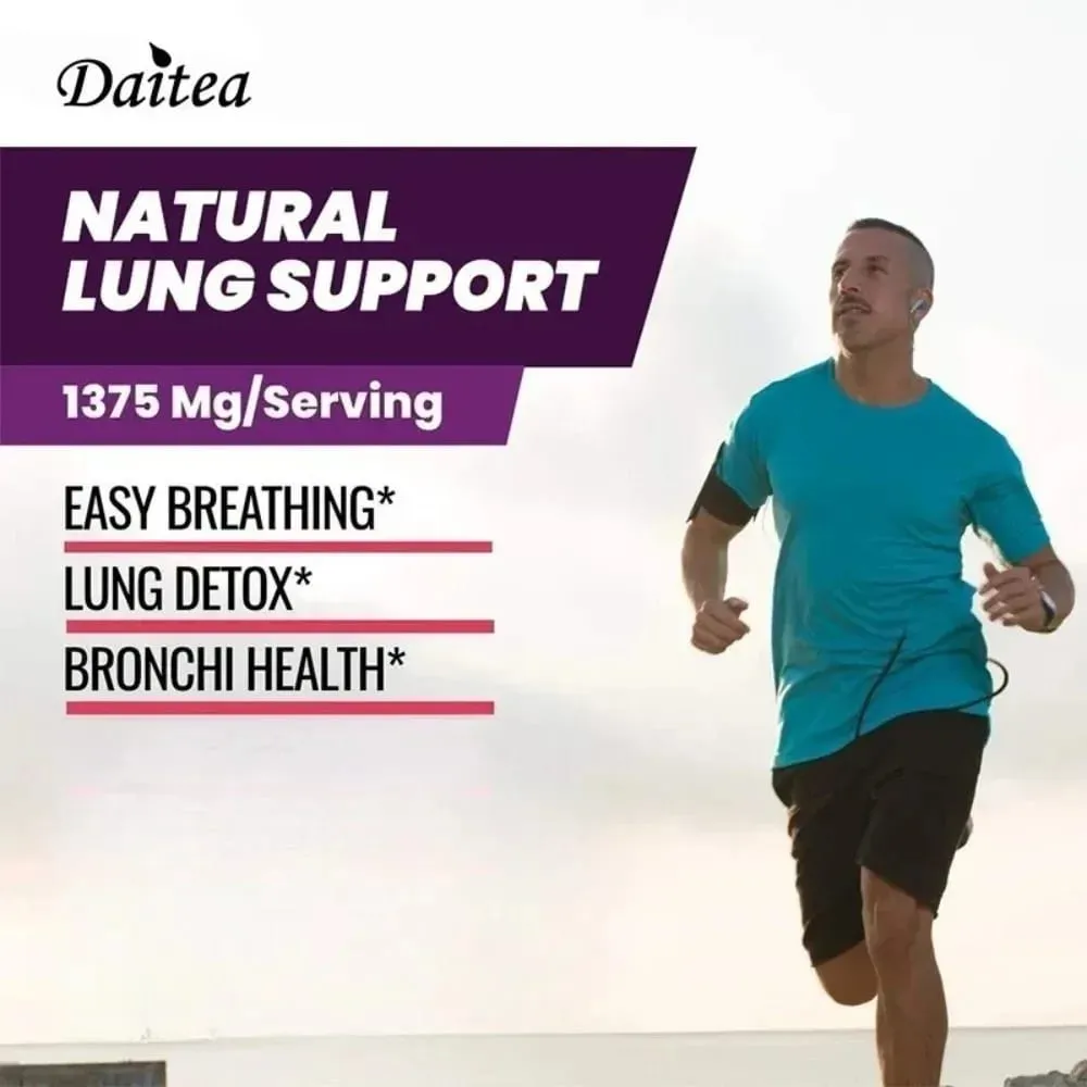Lung Detox & Cleanse Capsules - Supports Bronchial and Respiratory Health Promoting Lung Cleansing and Detoxification — image 2