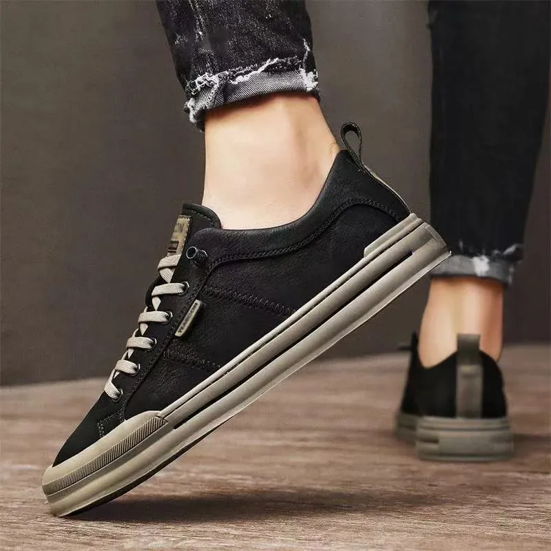 Simple and Versatile White Sneakers Breathable Board Shoes Men's Casual Shoes Delicate and Breathable Without Causing Foot Discomfort — image 5