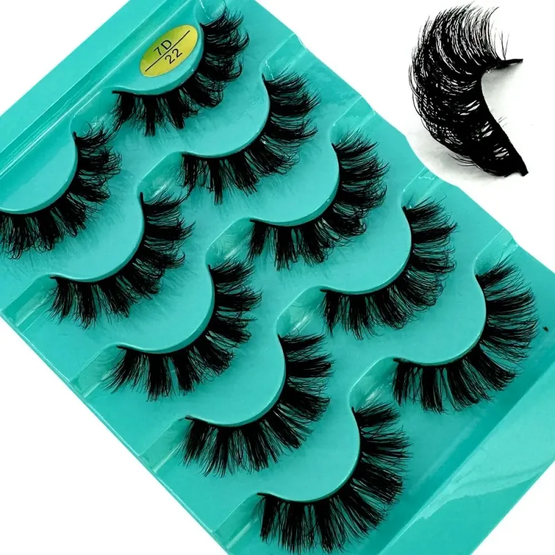 Fluffy Lashes Mink False EyelashesThick Cat Eye Makeup Long Natural Volume 3d Eyelashes Extension Wholesale Mink Eyelashes