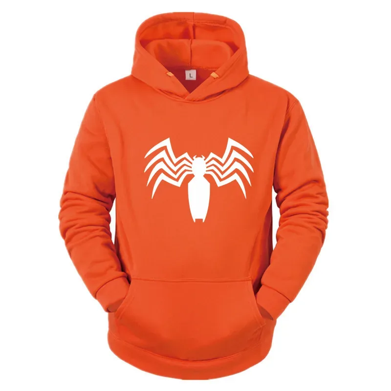 2026 Autumn and Winter New Men's Hoodie Street Fashion Spider Print Sportswear Women's Fleece Casual Fun Hoodie Men's Wear — image 11