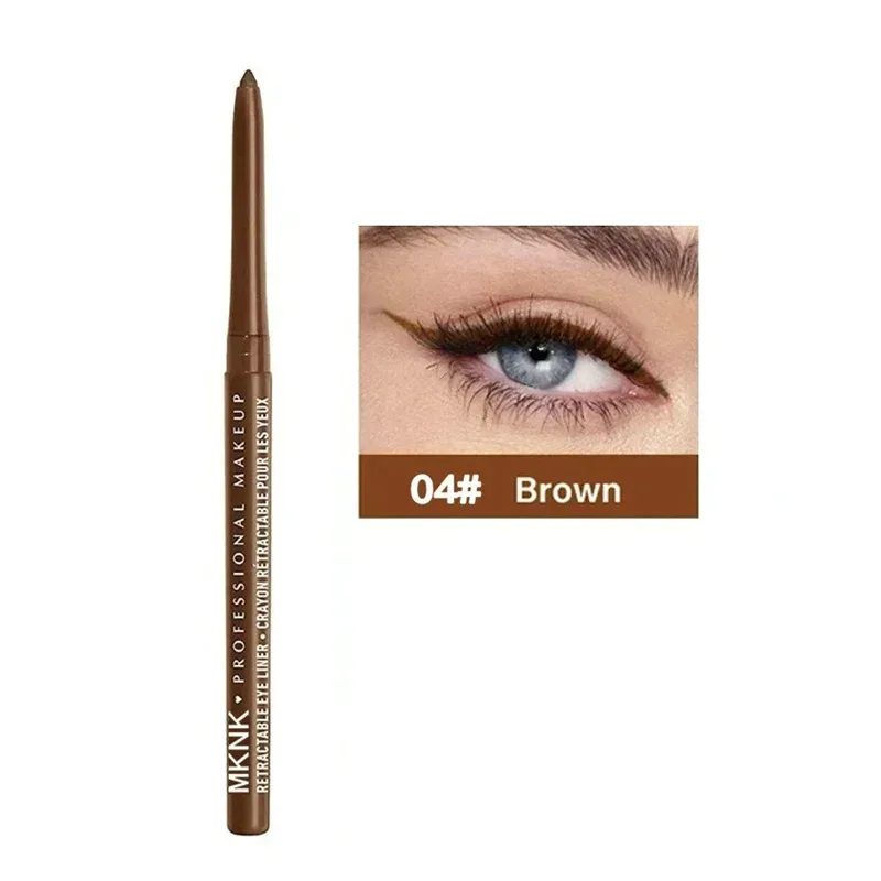 8 Colors Waterproof Black Eyeliner Gel Pencil Smudge-Proof Long-Lasting Beginner-Friendly Eye Makeup High Pigment Eye Liner Pen — image 12