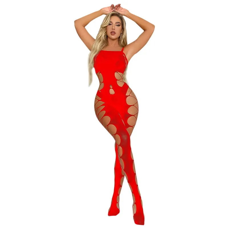 Women Sexy Lingerie Sleepwear Nightwear Body Stocking Bodysuit Sheer Lingerie Lace Underwear 속옷도착증 Fast Shipping — image 11