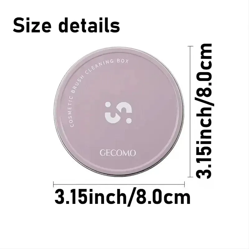 Makeup Brush Cleaning Box Quick Clean Sponge Eyeshadow Brushes Dry Cleaner Cosmetic Wash Clean Powder Tool Accessories