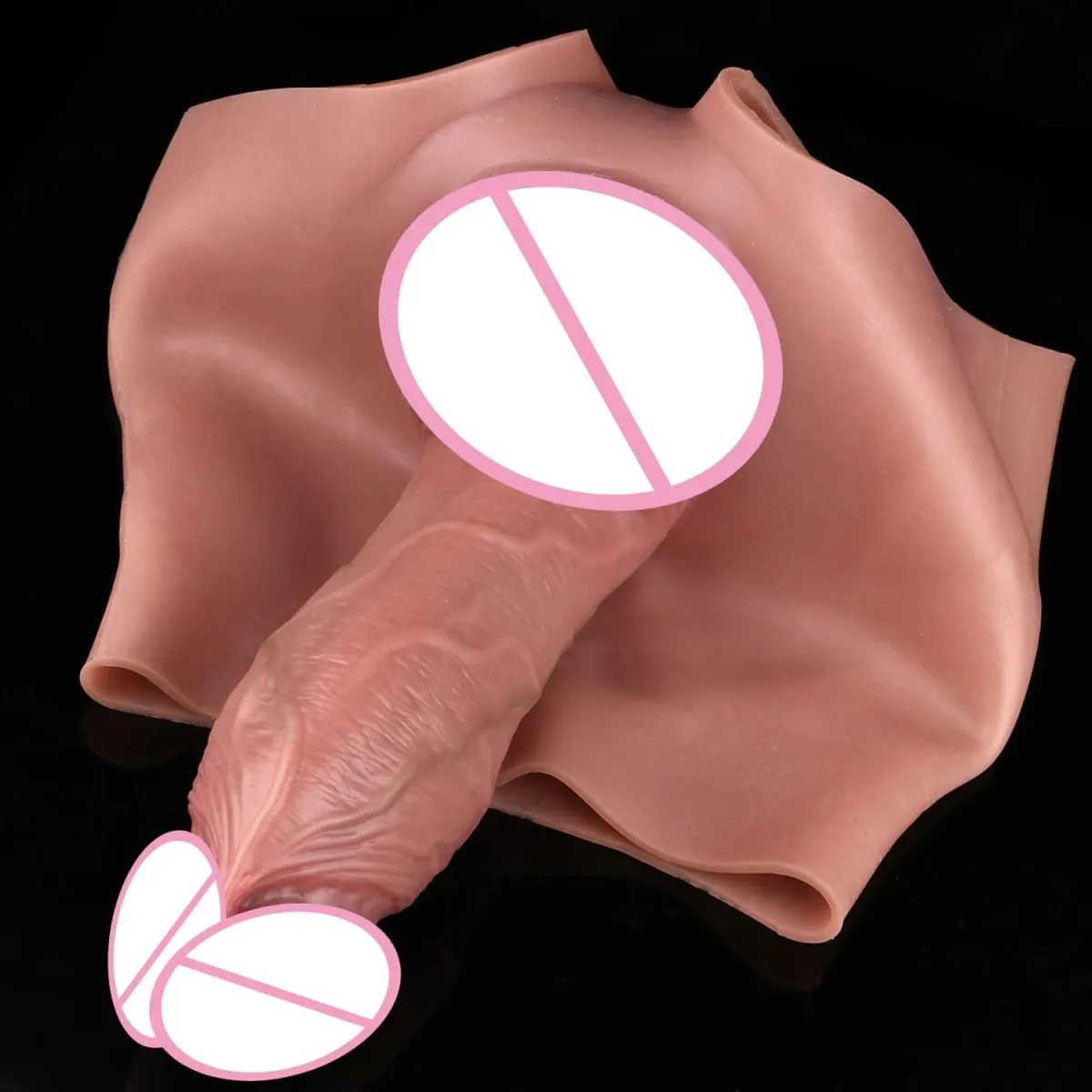 2 Colors Skin-Like Penis Sleeve Underwear насадка на член Male Strap-On Huge Ultra Realistic Hollow Dildo Pants Dick Extend
