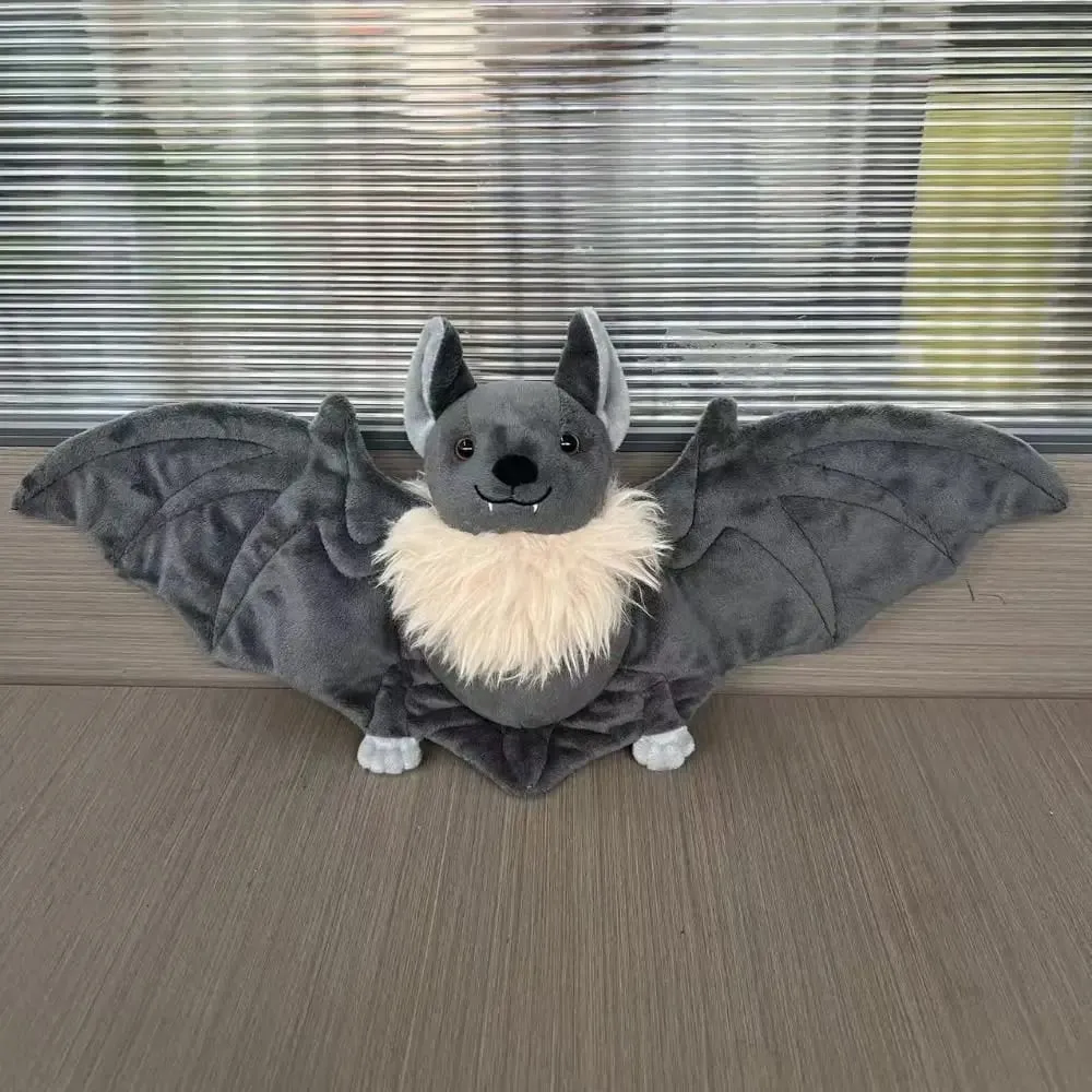 Large Huggable Design Stuffed Bat Plush Lifelike Stuffed Plush Toy Gift Bat Plush Toy Soft Bat Plush Christmas Party
