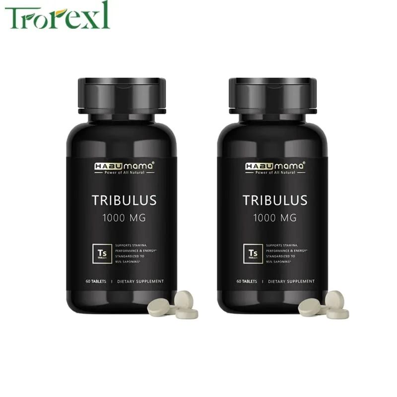 Comprimidos de Tribulus Terrestris de alta pureza, suplemento masculino que aumenta a resistência energética e ação rápida 60 comprimidos — image 8
