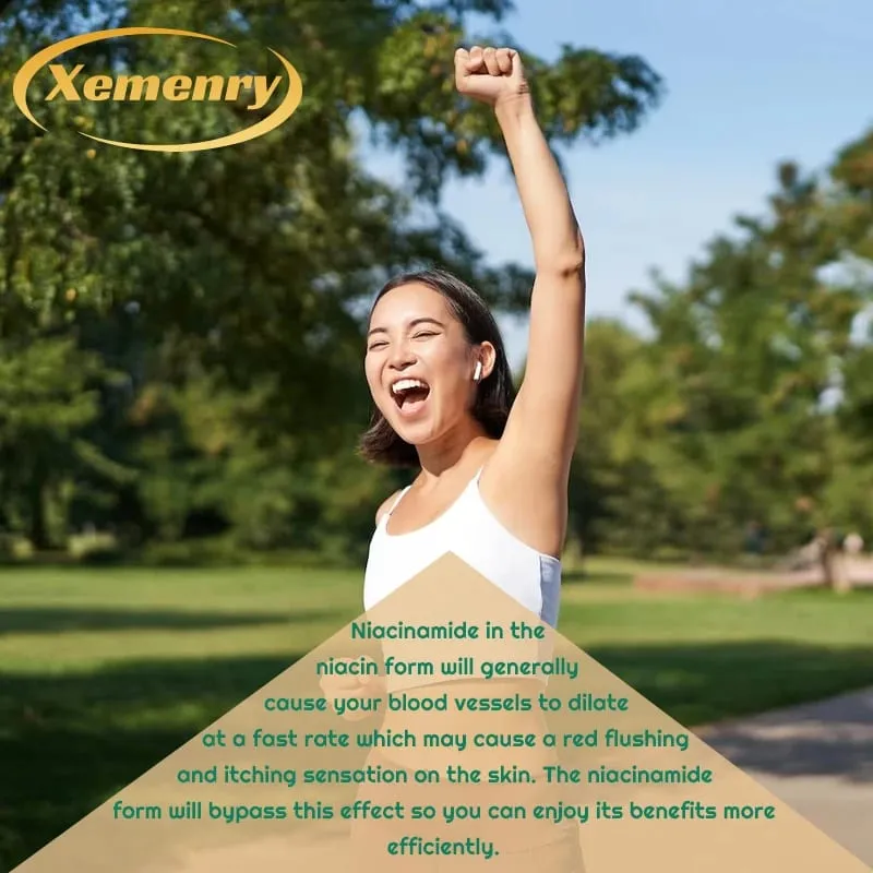 Niacinamide Vitamin B3 Capsules - Supports Brain Function and Heart Health Boosts Energy Production and Enhances Immunity — image 4