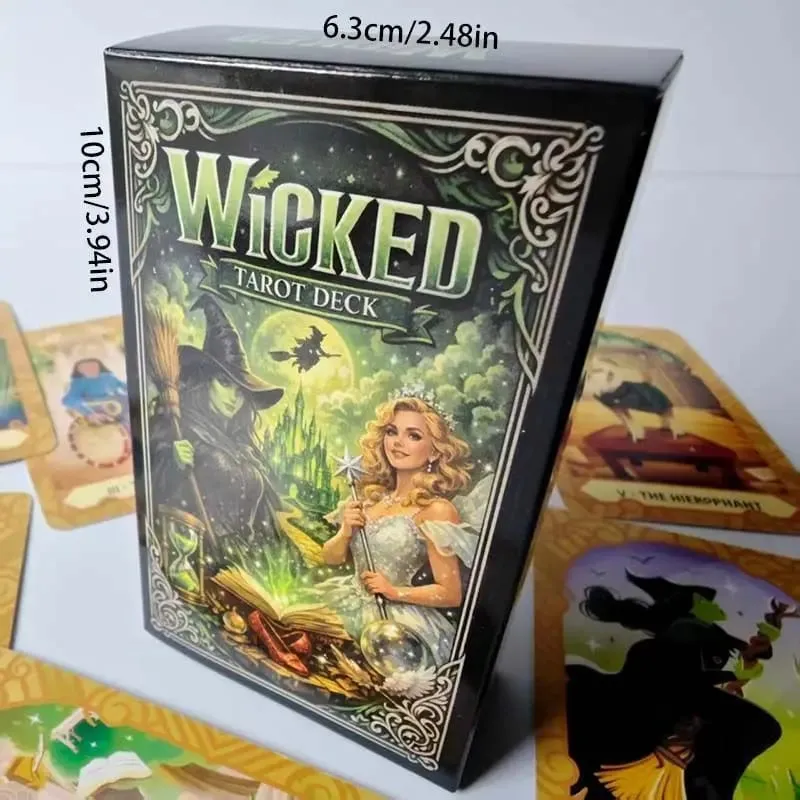 Mazzo di Tarocchi Malvagi - Set Completo di Tarocchi Tradizionali da 78 Carte di Divinazione a Tema Fantasia per Principianti e Collezionisti — image 4