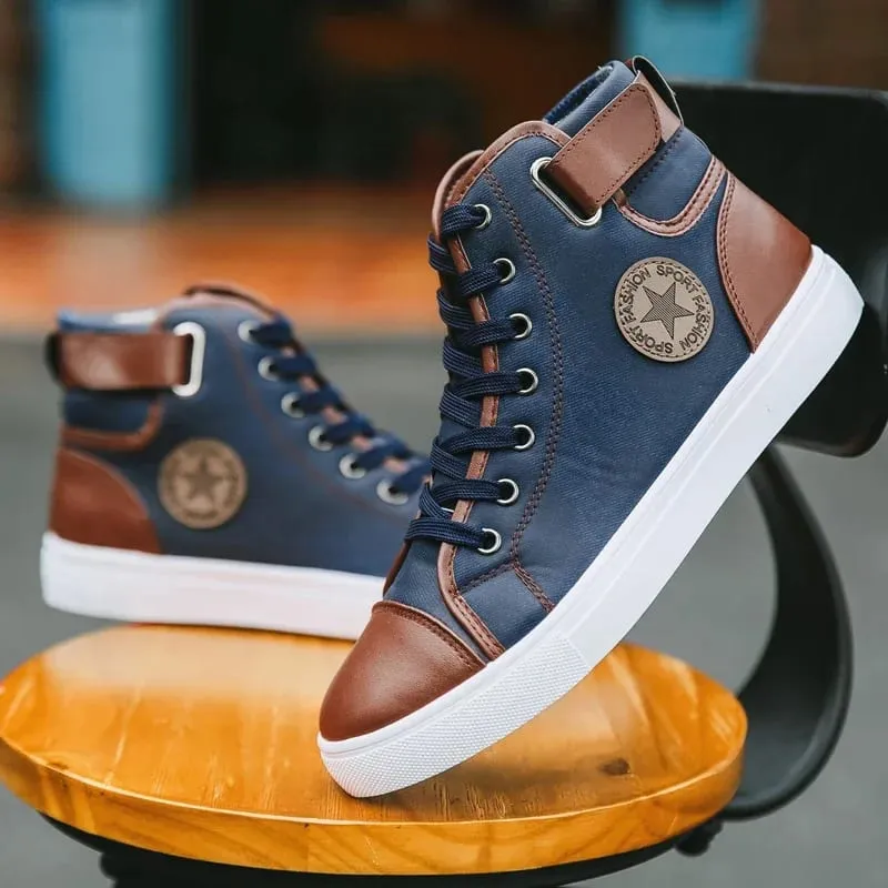 Men's High Top Walking Shoes Hot Selling Teenagers Outdoor Leisure Shoes Thick Soled Practical Jogging Large Size 39-46 Sneakers — image 8