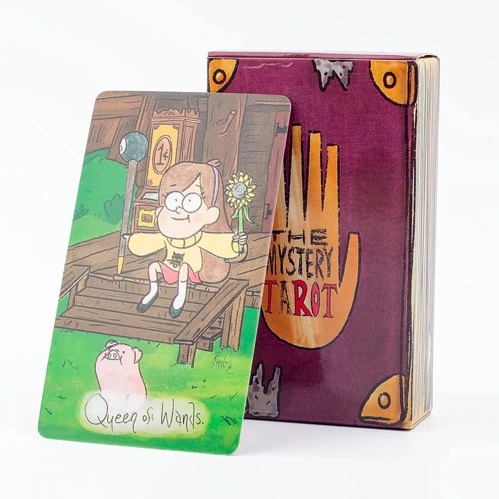 The Mystery Tarot 78 Card Deck for Mysterious Divination Family Party Gift English Version Oracle 10.3x6cm Board Playing Game — image 1