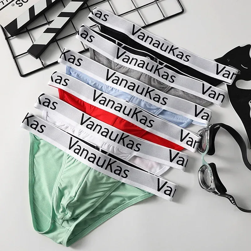 Men's High Cut Panties Soft Modal Fabric Low Rise Briefs Sexy Comfortable Underwear — image 1