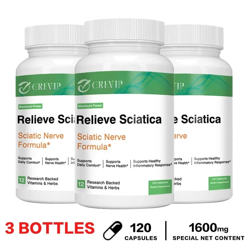 Sciatic Nerve Health Support - Helps Relieve Joint Pain Supports Daily Nervous System Bone & Nerve Health Balances Inflammation — image 11