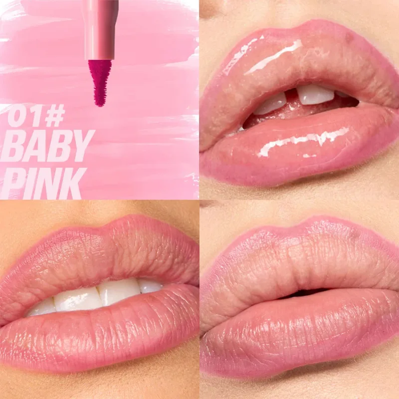 Velvet Brown Lip Liner Pencil Nude Matte Waterproof Non-stick Cup Cherry Red Lip Liner Lip Contour Pen Lipstick Makeup For Woman