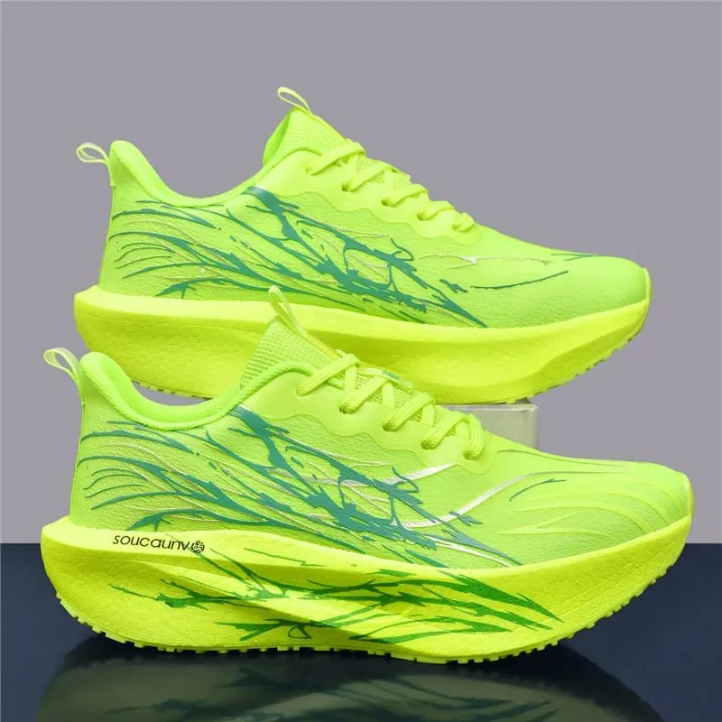 Lightweight Running Men's Sneakers Carbon Board Speciality Marathon Sports Walking Shoes Male Women's Athletic Nonskid Sneakers — image 9